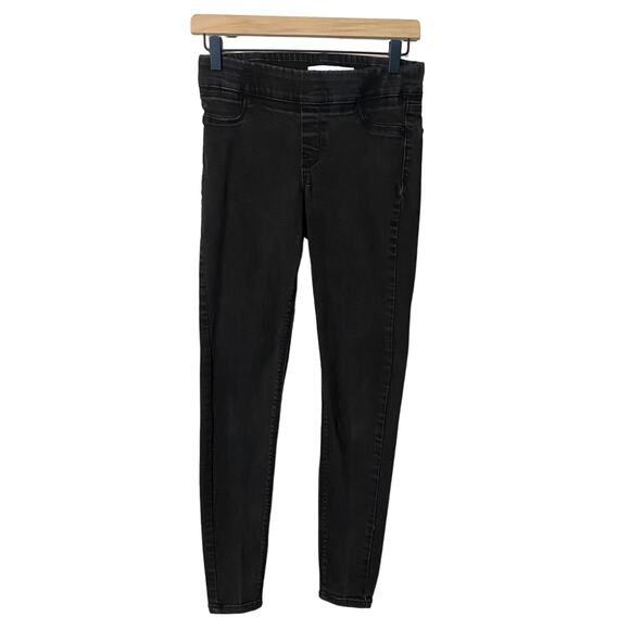 Old Navy Mid Rise Rockstar Jegging Black Stone Wash Skinny Sz 2 - Picture 1 of 8